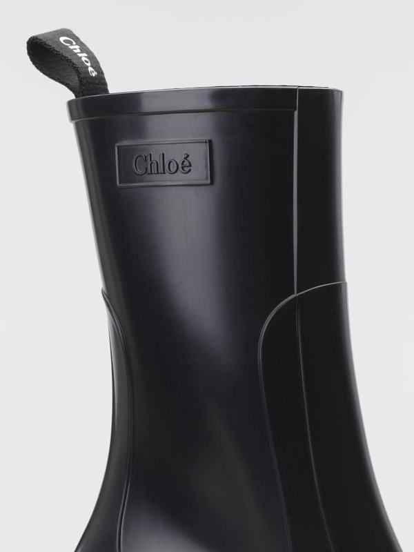 Botas de Lluvia Mujer Chloé Betty Negras Pvc QRDY68947